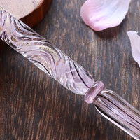 Kunisaki - Glass Dip Pen Set - Sakura Petal - Wancherpen International