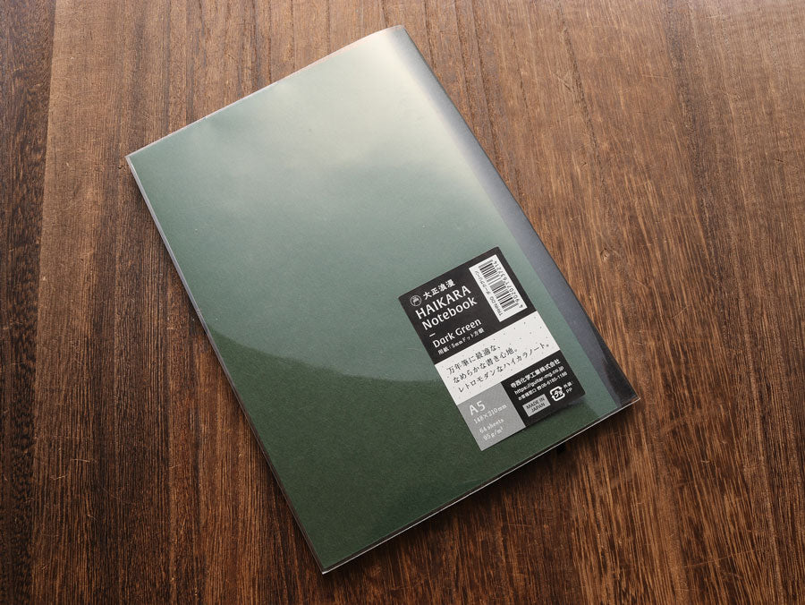 Teranishi Haikara - Dark Green Notebook Notebook - Wancher Pen