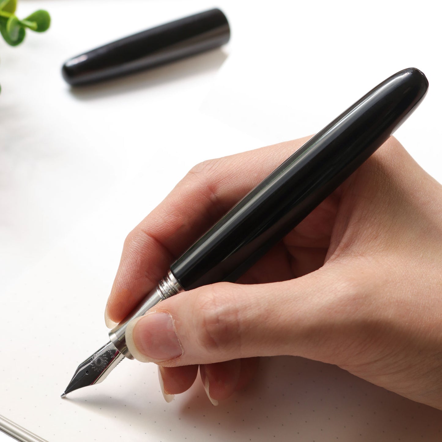 Tsuno Black Fountain Pen