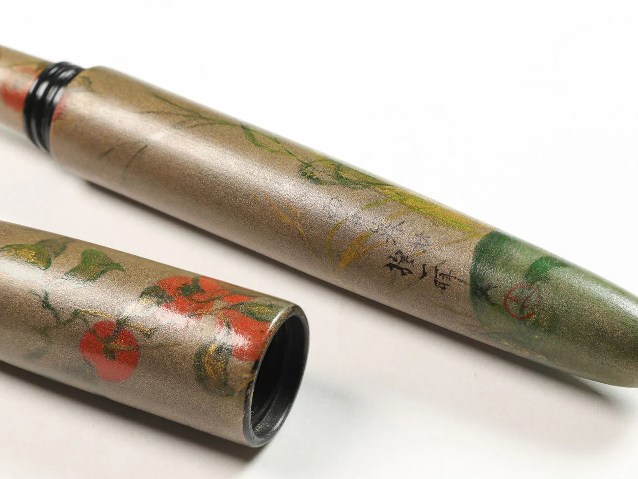 Dream Pen Urushi-e: Persimmon Tree - Wancherpen International