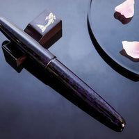 Hirota Urushi - Kara Nuri - Murasaki Fountain Pen - Wancher Pen