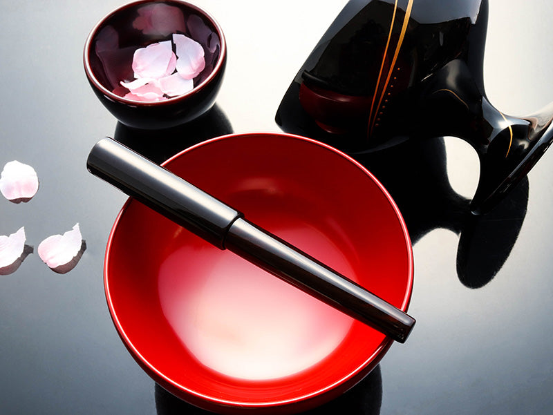 Sekai Aizu Urushi - Ebony [Prototype Sale] Fountain Pen - Wancher Pen