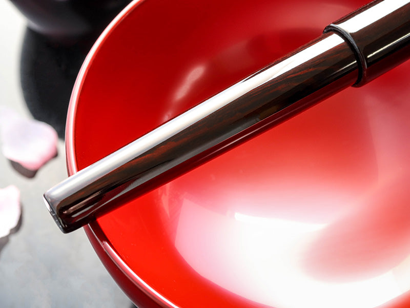 Sekai Aizu Urushi - Ebony [Prototype Sale] Fountain Pen - Wancher Pen