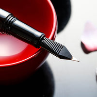 Sekai Aizu Urushi - Ebony Fountain Pen - Wancher Pen