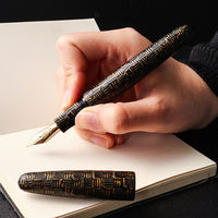 Hirota Urushi - Tsuishitsu Nuri - Kuro Fountain Pen - Wancher Pen