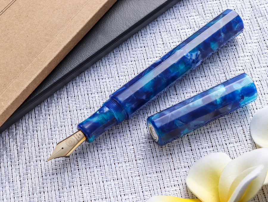 KALEIDO Fountain Pen - Deep Blue (Kaiha) - Wancherpen International
