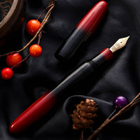 Bokashi Urushi - Solar Eclipse Fountain Pen - Wancher Pen