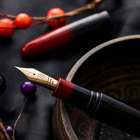 Bokashi Urushi - Solar Eclipse Fountain Pen - Wancher Pen