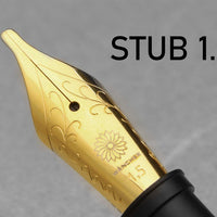 Size #6 Nib - Stainless Steel - Gold-plated - Wancherpen International