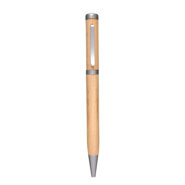 Meiboku Triangular Maple Ballpoint Pen - Wancher Pen