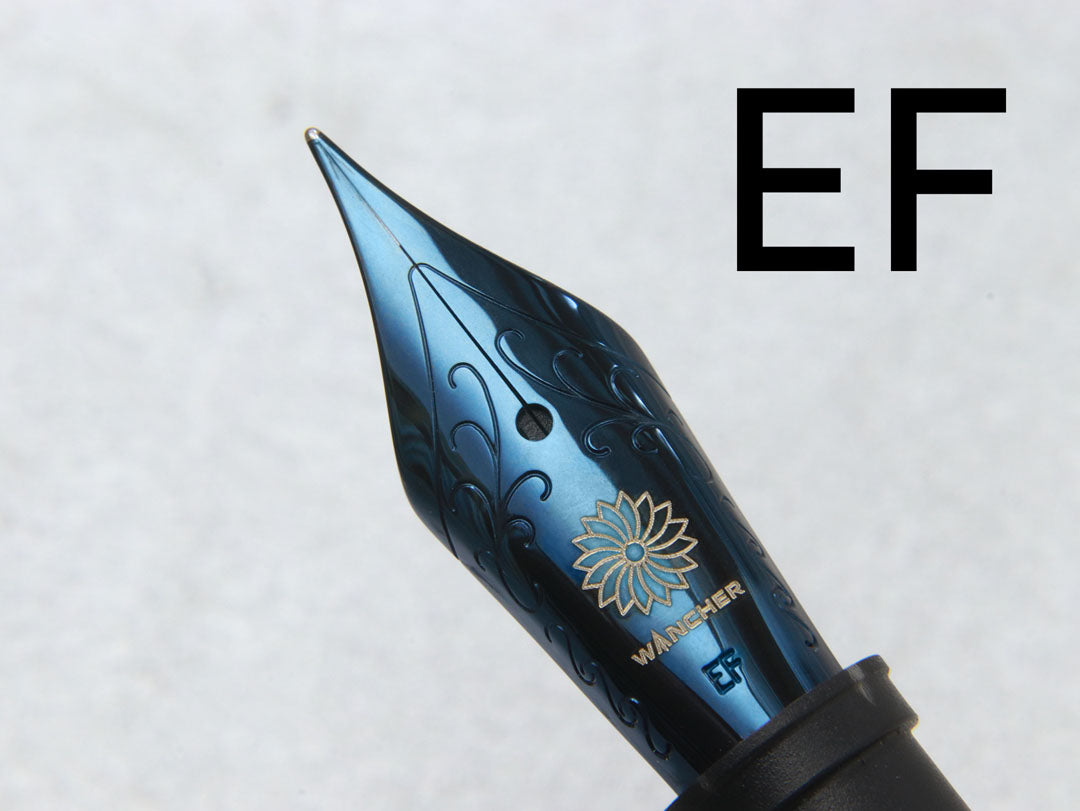 Size #6 Nib Midnight Blue Nib Wancher Pen - Main Image