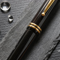 Seven Treasures - Bakelite Black Fountain Pen - Wancher Pen