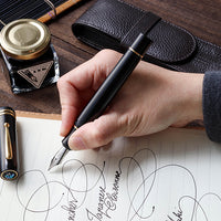 Seven Treasures - Bakelite Black Fountain Pen - Wancher Pen