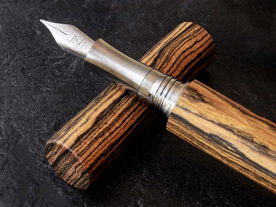 Marukata - Golden Sandalwood Fountain Pen - Wancher Pen