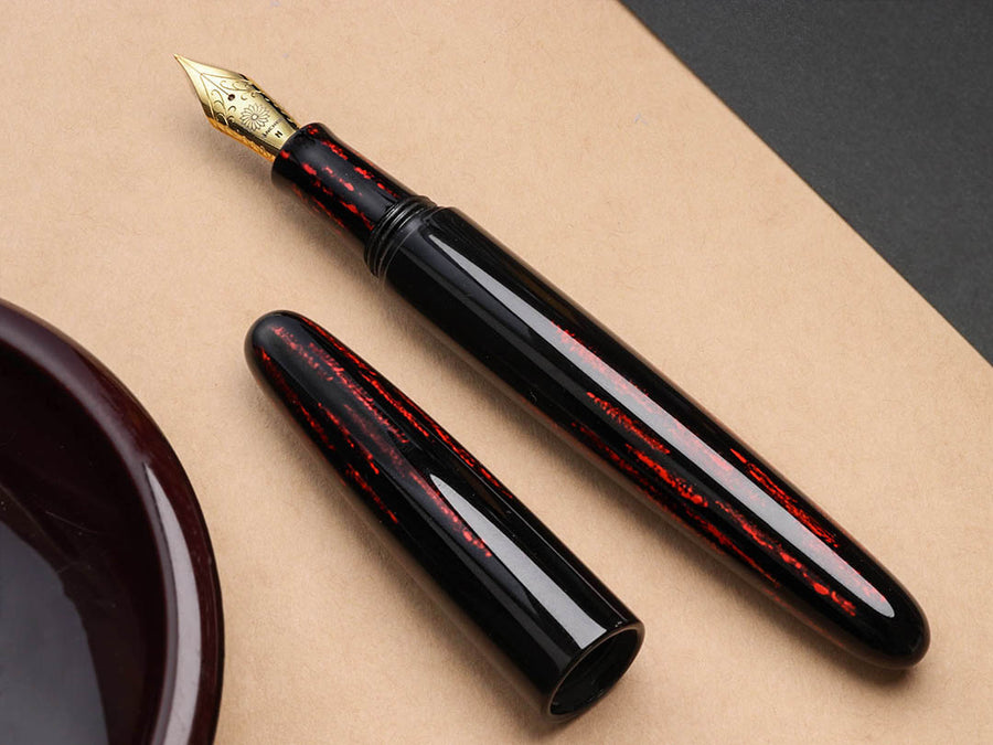 Taiyo - Red Fountain Pen - Wancher Pen