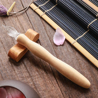 Kuretake Wood Glass Dip Pen Set - Senbonzakura - Wancherpen International