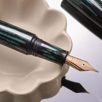Tsuki - Blue Fountain Pen - Wancher Pen