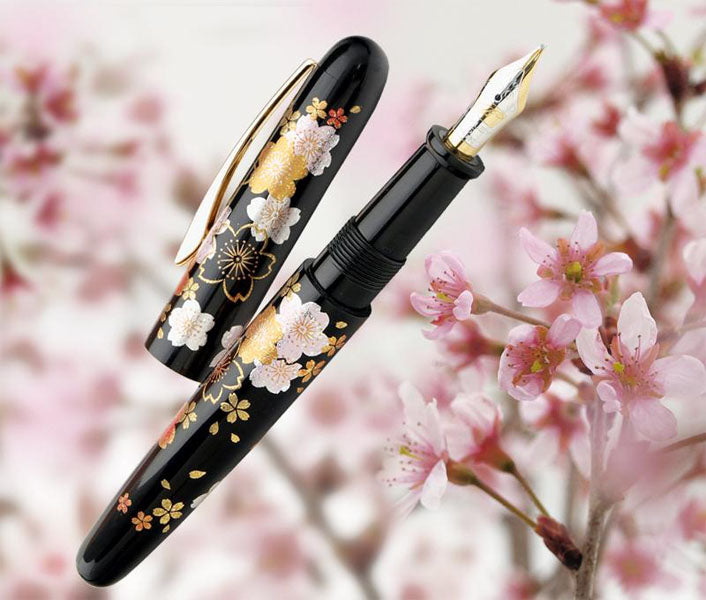 Wancher Bexley Sakura Maki-e Fountain Pen - Wancher Pen