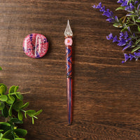 Kunisaki - Glass Dip Pen Set - Spring Breeze  13 - Wancherpen International