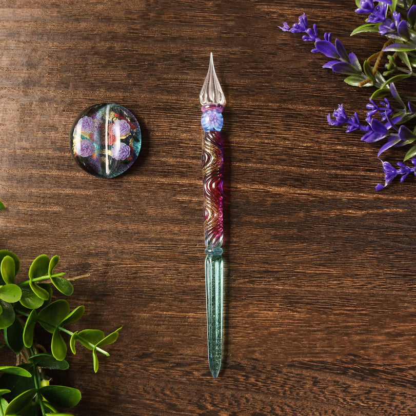 Kunisaki - Glass Dip Pen Set - Spring Breeze  15 - Wancherpen International