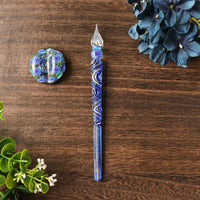 Kunisaki - Glass Dip Pen Set - Deep Sea 25 - Wancherpen International