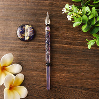 Kunisaki - Glass Dip Pen Set - Spring Breeze  07 - Wancherpen International