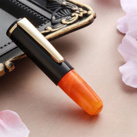 PuChiCo・ブラックチョコオレンジ Fountain Pen - Wancher ワンチャー