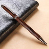 Meiboku Hexagonal Walnut Ballpoint Pen - Wancher Pen