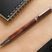 Meiboku Hexagonal Walnut Ballpoint Pen - Wancher Pen